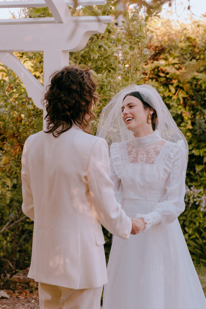 bride and groom at their stunning ceremony 