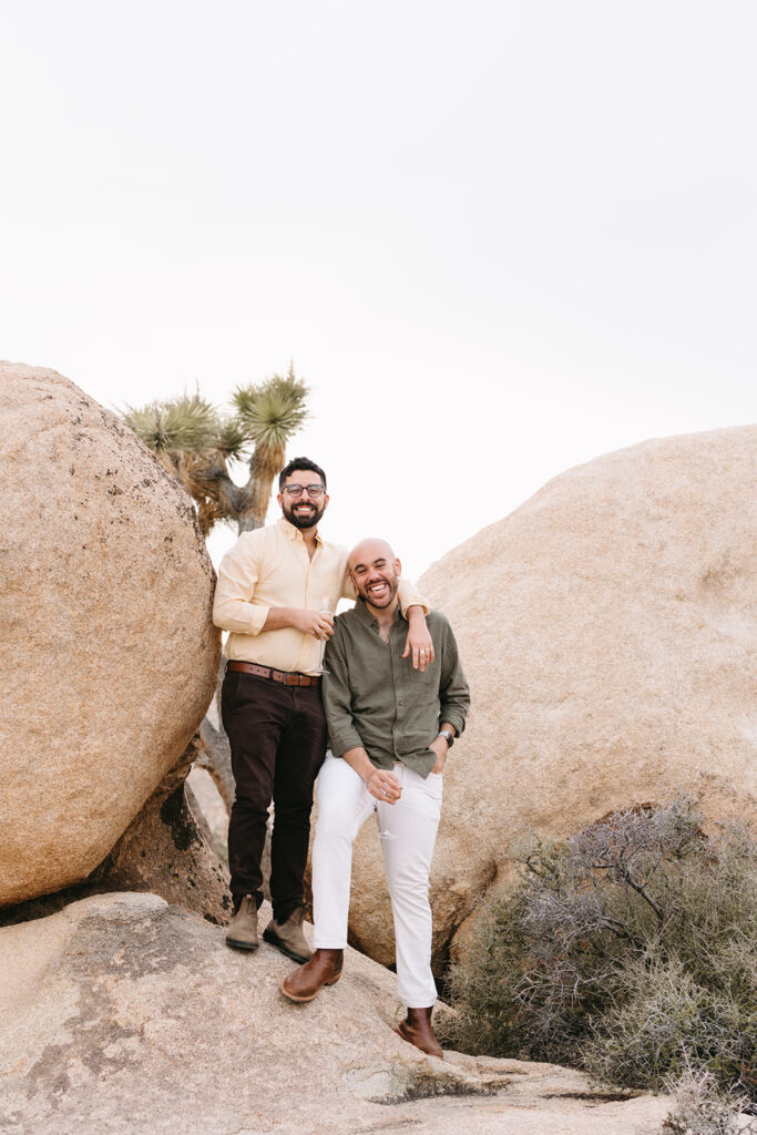 stunning proposal photoshoot in Joshua Tree