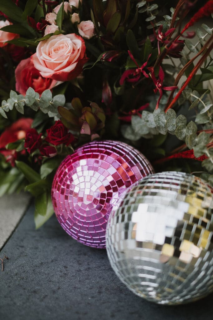 colorful wedding decor