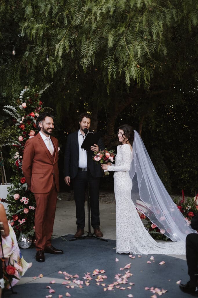 A Colorful Fig House Wedding in Highland Park with a Modern Disco Twist