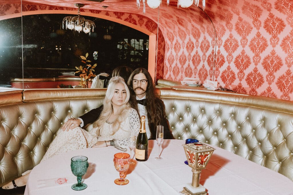 Madonna Inn Engagement Photos with a Vintage Film Twist | A Romantic Getaway from LA