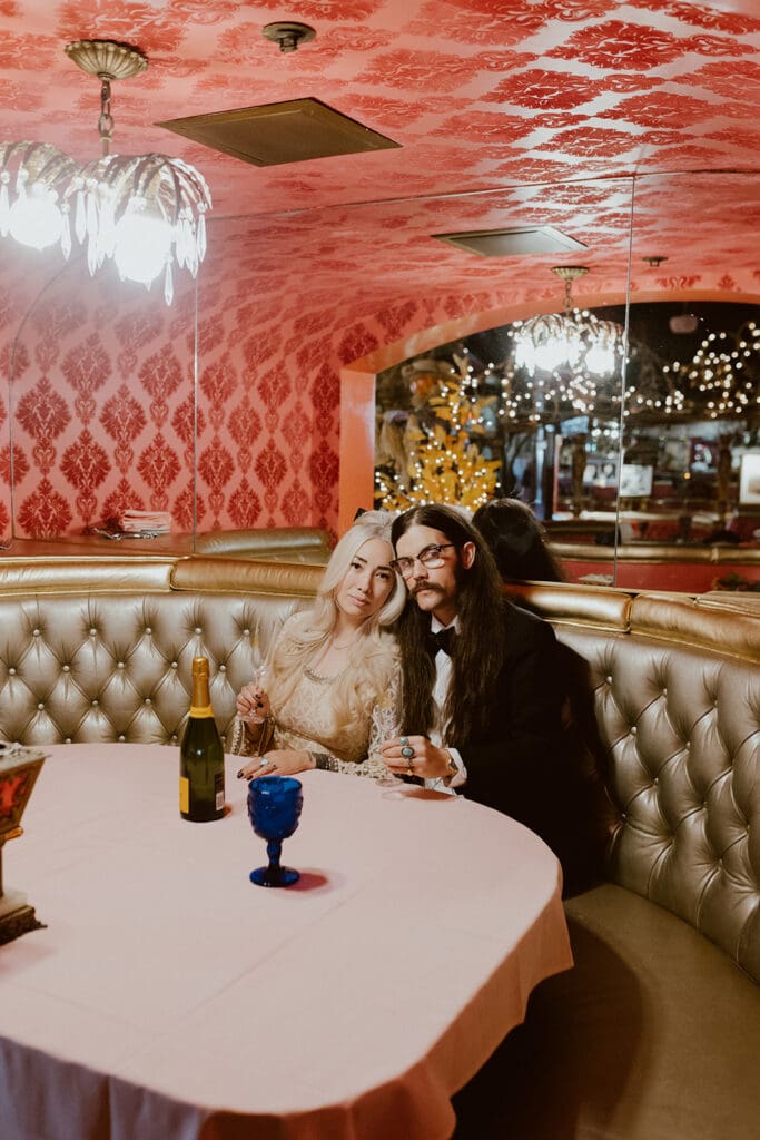 Madonna Inn Engagement Photos with a Vintage Film Twist | A Romantic Getaway from LA
