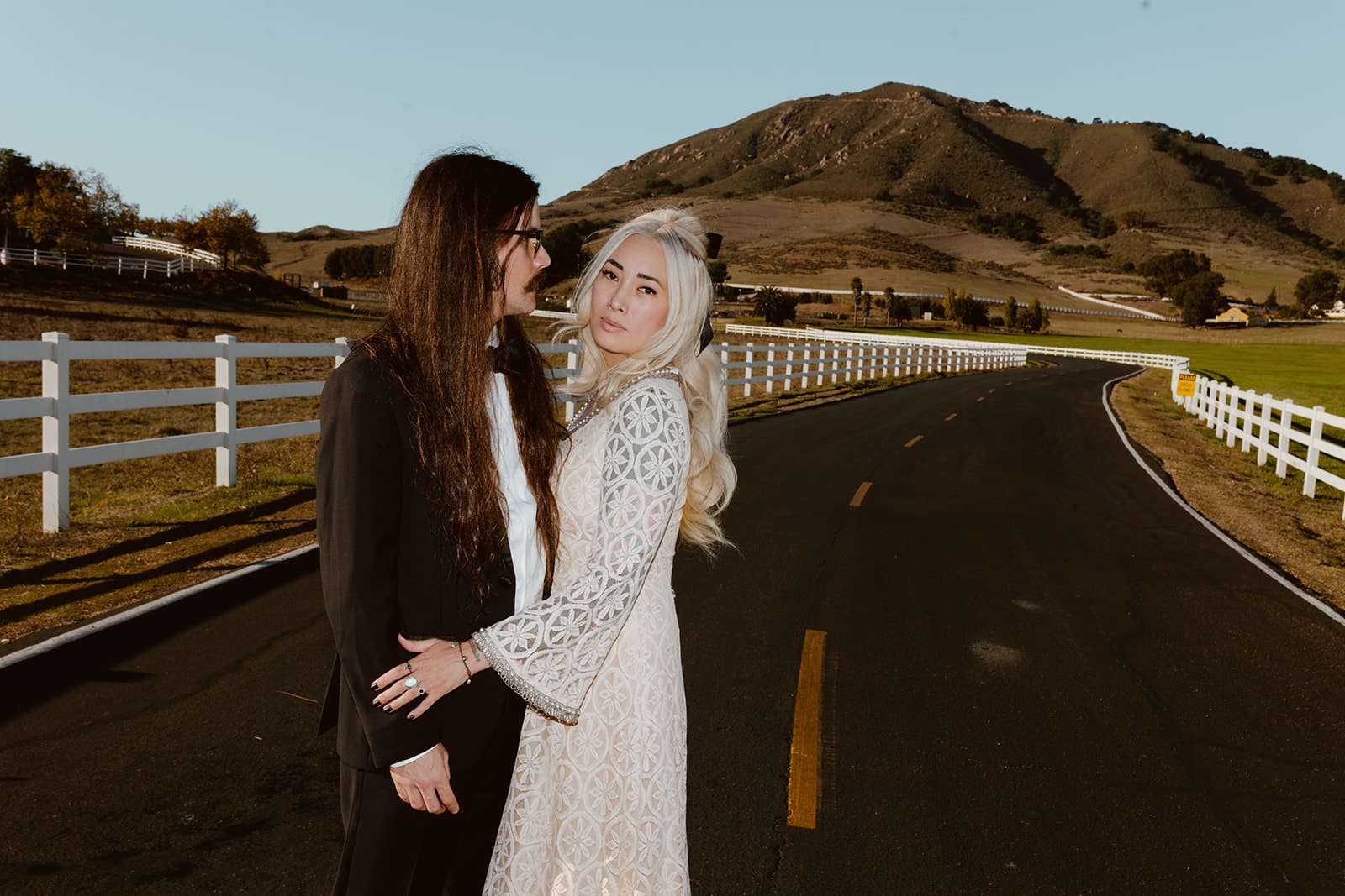 Happy couple of their dream engagement session