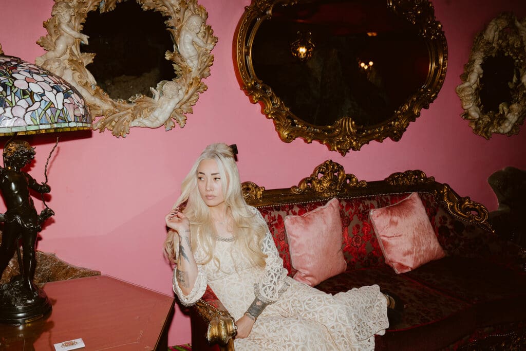 Madonna Inn Engagement Photos with a Vintage Film Twist | A Romantic Getaway from LA