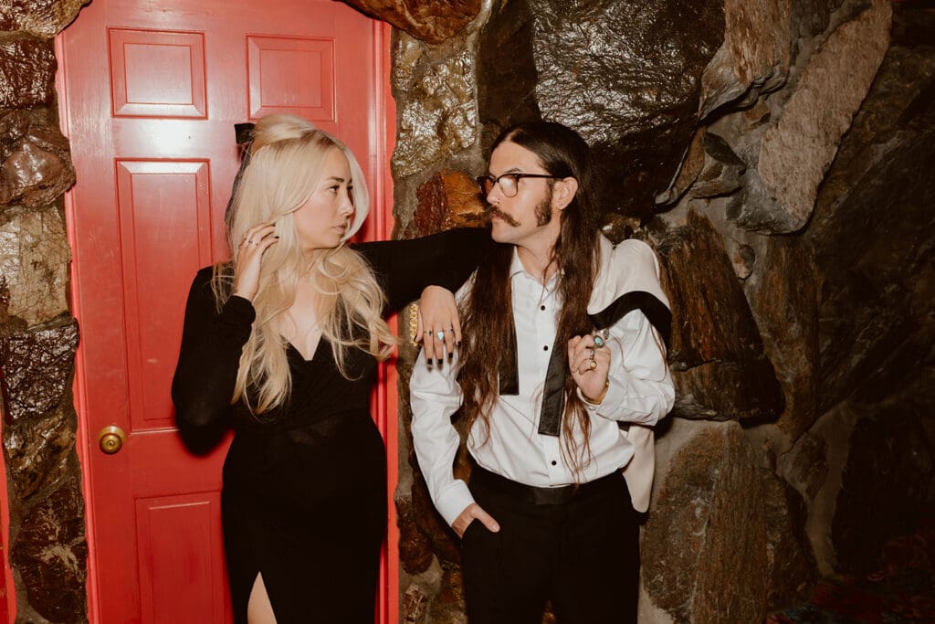 Madonna Inn Engagement Photos with a Vintage Film Twist | A Romantic Getaway from LA