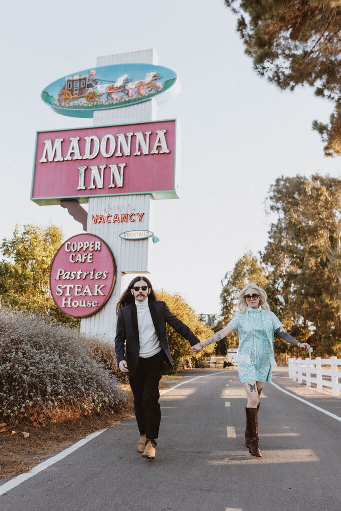 playful couple session at madonna in