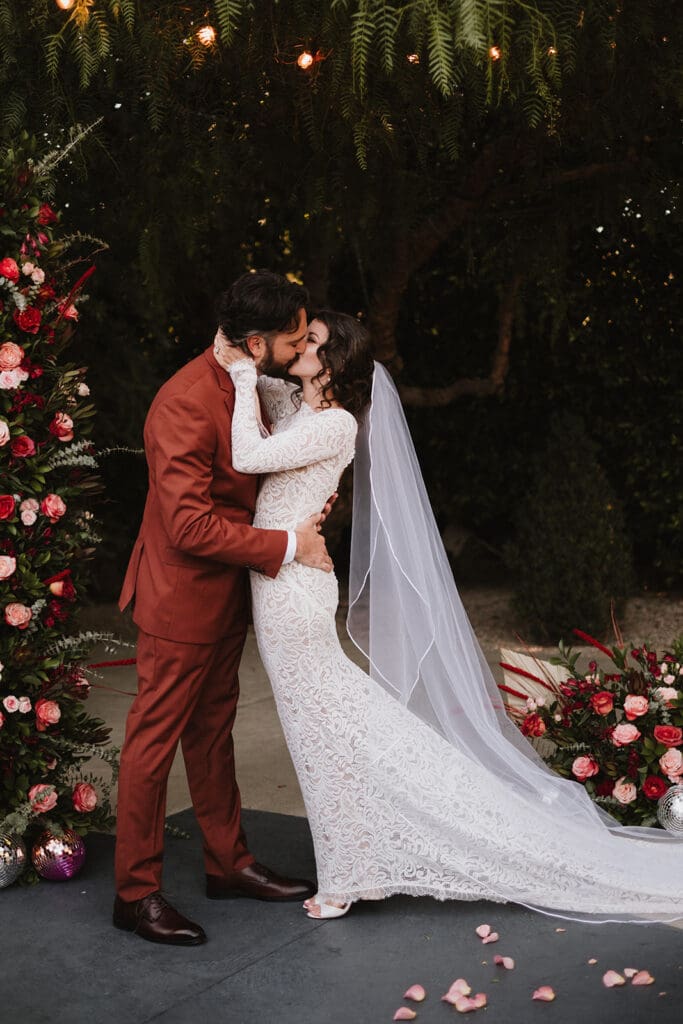 A Colorful Fig House Wedding in Highland Park with a Modern Disco Twist