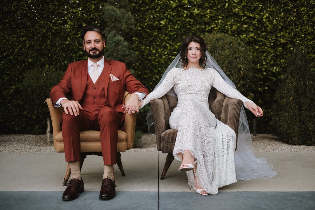 A Colorful Fig House Wedding in Highland Park with a Modern Disco Twist