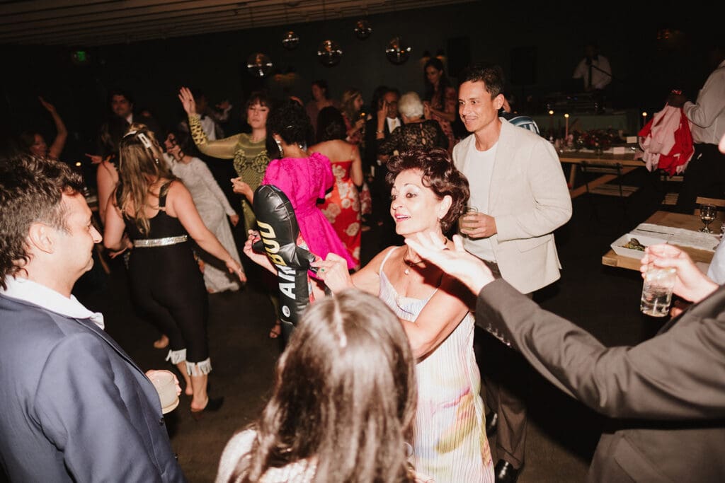 fun wedding reception party